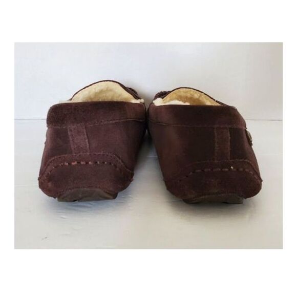Australia Luxe Collective Men\'s Hamilton Leather Slipper Tassel Shearling Scandi